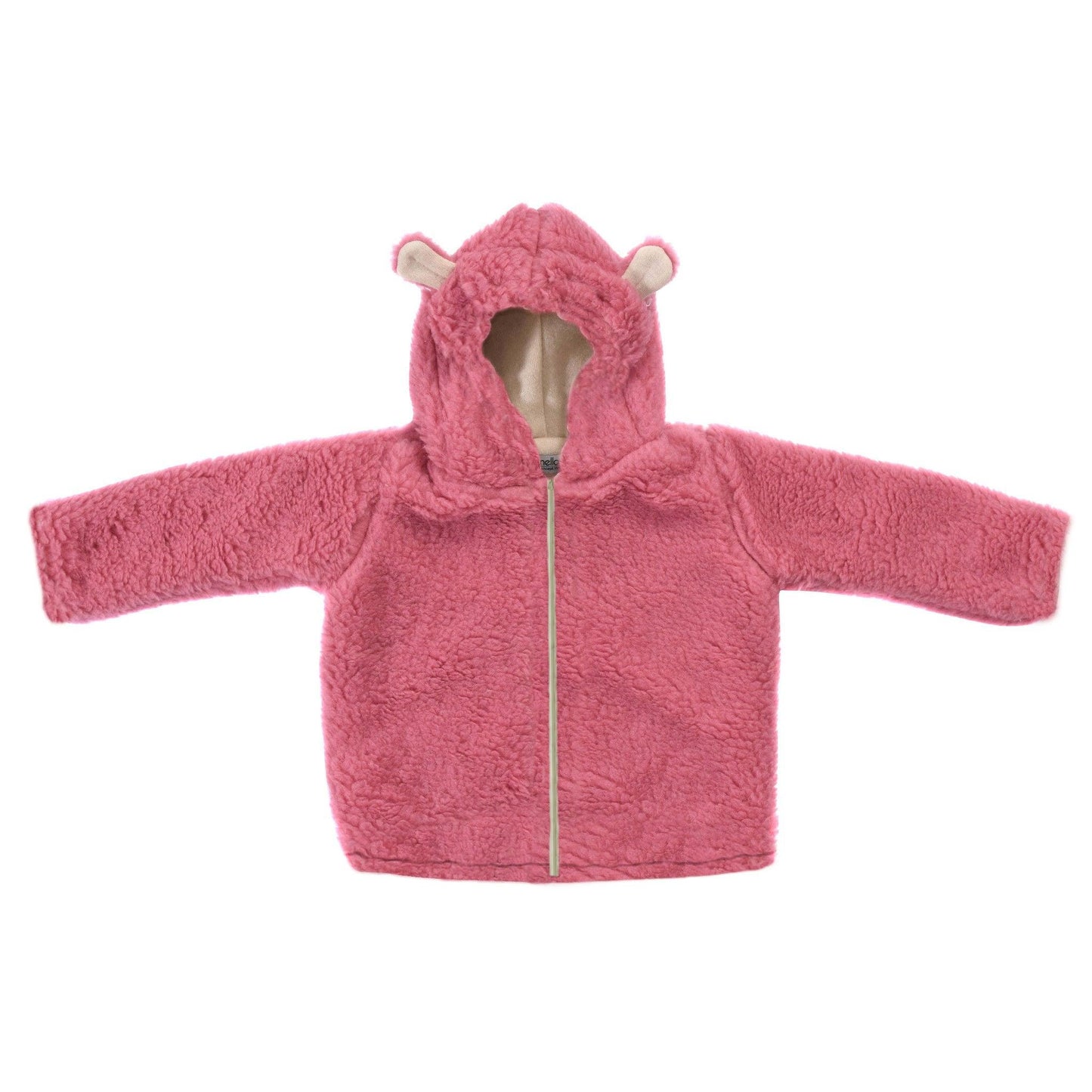 Baby/Kid Virgin Wool Jacket - Pink