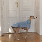 Water-repellent Dog Trench Coat - Light Blue