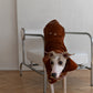 Water-repellent Dog Trench Coat - Chocolate Brown