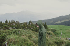 Waterproof Coat with Wool - Khaki | YourBrandName