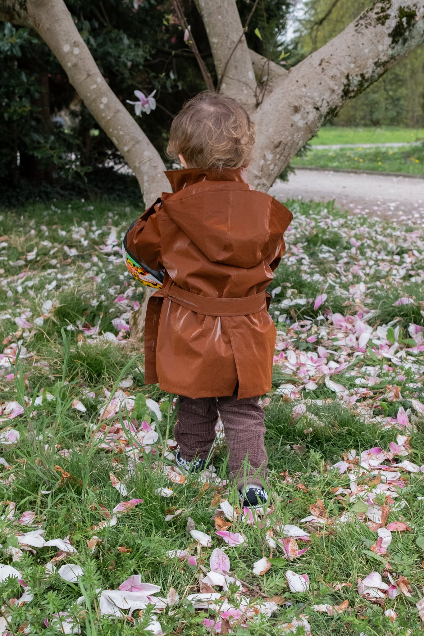 Baby/Kid Trench - Chocolate Brown