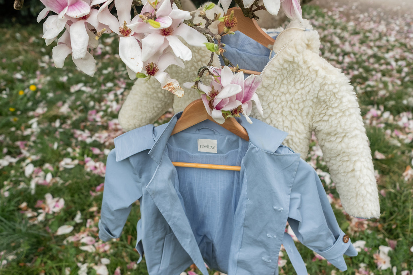 Baby/Kid Trench - Dove Blue
