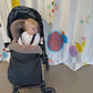 Black Natural Sheepskin Stroller Sleeping Bag