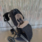Black Natural Sheepskin Stroller Sleeping Bag