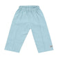 A Ramie Baby/Kid Clothing Set - Blue that is hypoallergenic and eco-friendly from Mellow Concept Store.