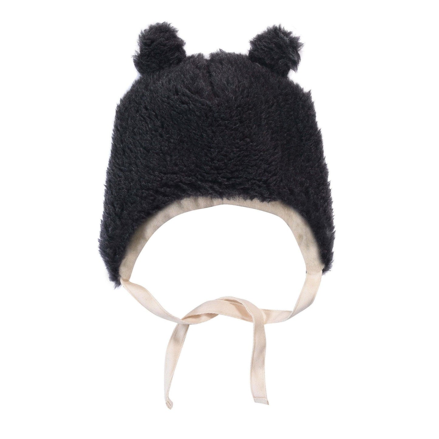 Black Bear Woolen Baby Hat