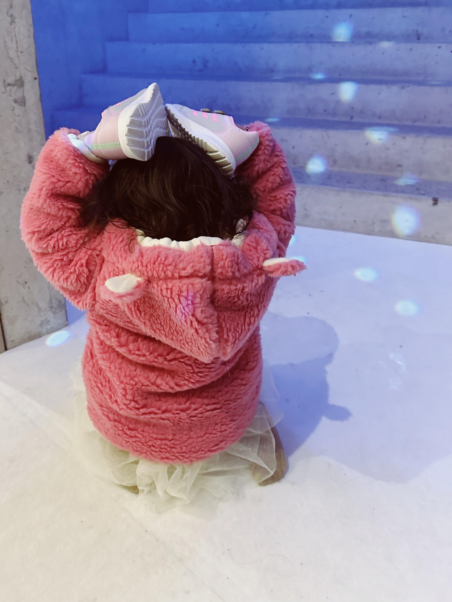 Baby/Kid Virgin Wool Jacket - Pink